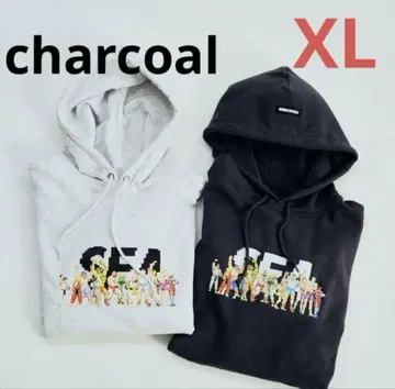 SF II x WDS Logo Hoodie CAPCOM CHARCOAL