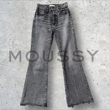 MOUSSY MVS BLACK FLARE 플레어 팬츠 데님 25