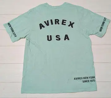 AVIREX USA 티셔츠 민트 그린