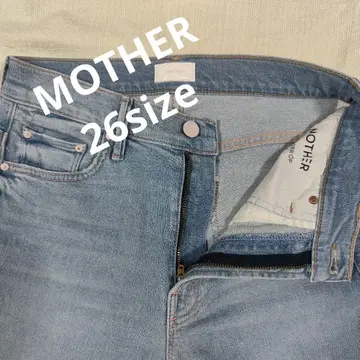 MOTHER 라이트 블루 슬림 핏 데님 26