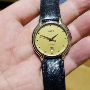 RADO FLORENCE 골드 수동 와인딩 시계