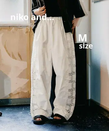 niko and - 니코앤드 사이드 레이스 이지 팬츠 M 사이즈