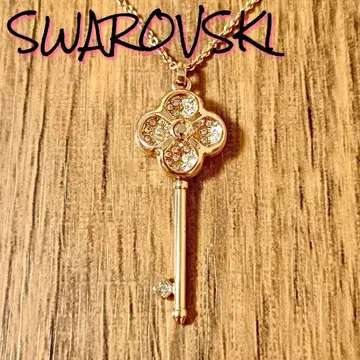 새상품급 레어 스와로브스키 목걸이 키 골드 SWAROVSKI