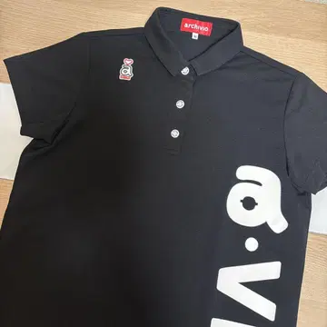 archivio 여성용 블랙 피케 셔츠 36