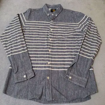 Beams Wear 보더 무늬 셔츠 L 사이즈