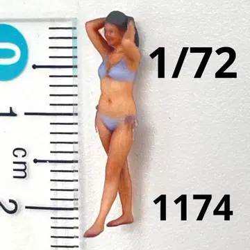 1/72 1174 피규어 완성품 누믹 미니어처 1/64보다 작음