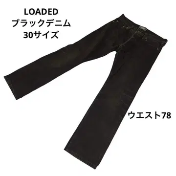 LOADED 데님 블랙 30 사이즈