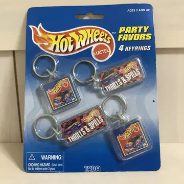 핫휠 Party Favors 4개 키링