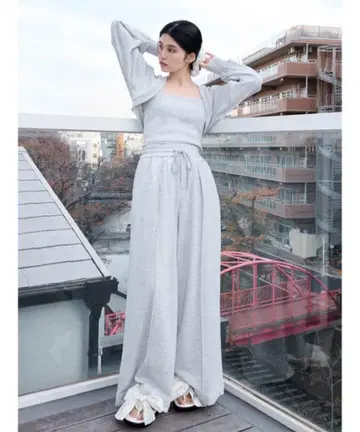 FRAY ID 프레이 아이디 맨투맨 턱 팬츠