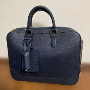 PELLE MORBIDA 비즈니스 백 네이비