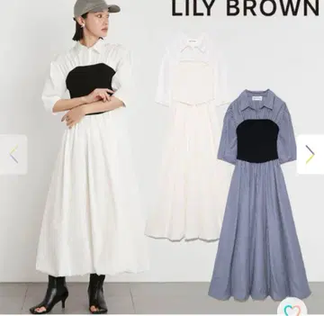 릴리 브라운 LILY BROWN 22 봄/여름 뷔스티에 도킹 원피스