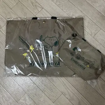 스누피 기노쿠니야 콜라보 백 2세트 한정