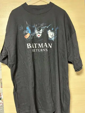 BATMAN T셔츠 XL 배트맨 리턴즈 빈티지 카피라이트