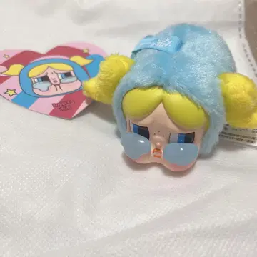 POPMART crybaby 파워퍼프걸 봉제 인형 키링