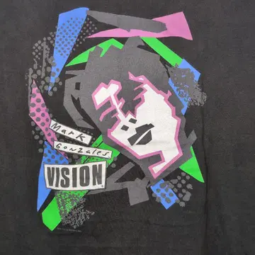 마크 곤잘레스 1986 VISION STREET WEAR 티셔츠 블랙
