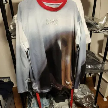 STAMPD 도그 프린트 롱티 롱티