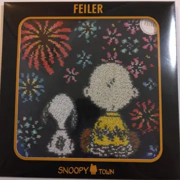 미사용 새상품 FEILER 페일러 손수건 스누피 콜라보 불꽃놀이