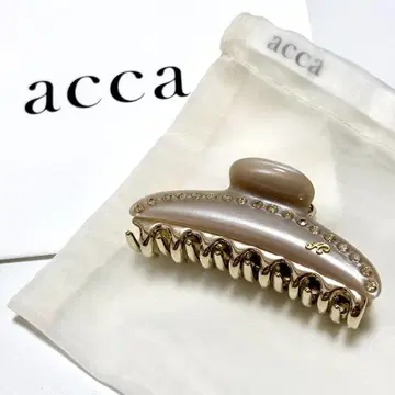 미사용 새상품 acca 티아라 퀸 클립 M 사이즈 베이지 BG