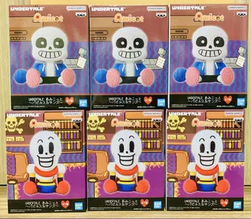 피규어 UNDERTALE 아미코트 파피루스&샌즈 6세트