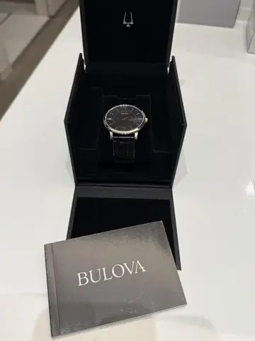 브로바 Bulova 오토매틱 손목시계 블랙 98A167