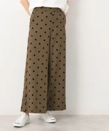 데생 플로키 도트 이지 팬츠