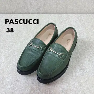 PASCUCCI 파스쿠찌 비트 로퍼 그린 이탈리아제 25cm