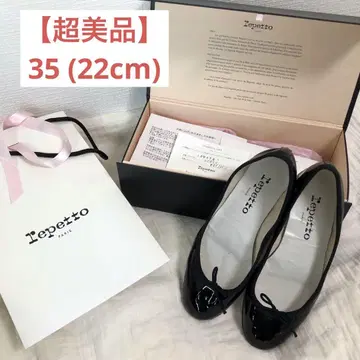 [컨디션 최상] 레페토 산드리옹 발레 슈즈 35 22cm 블랙