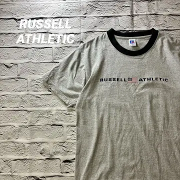 [ 새상품급 ] RUSSELL ATHLETIC 링거 넥 티셔츠 미국제 M