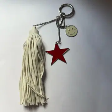 [미사용] 앙코키누 백참 키링 태슬 스마일