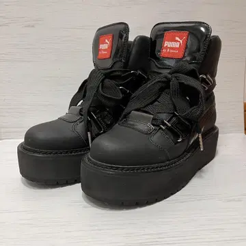 FENTY Puma x Rihanna 23cm 통굽 하이컷 부츠 블랙