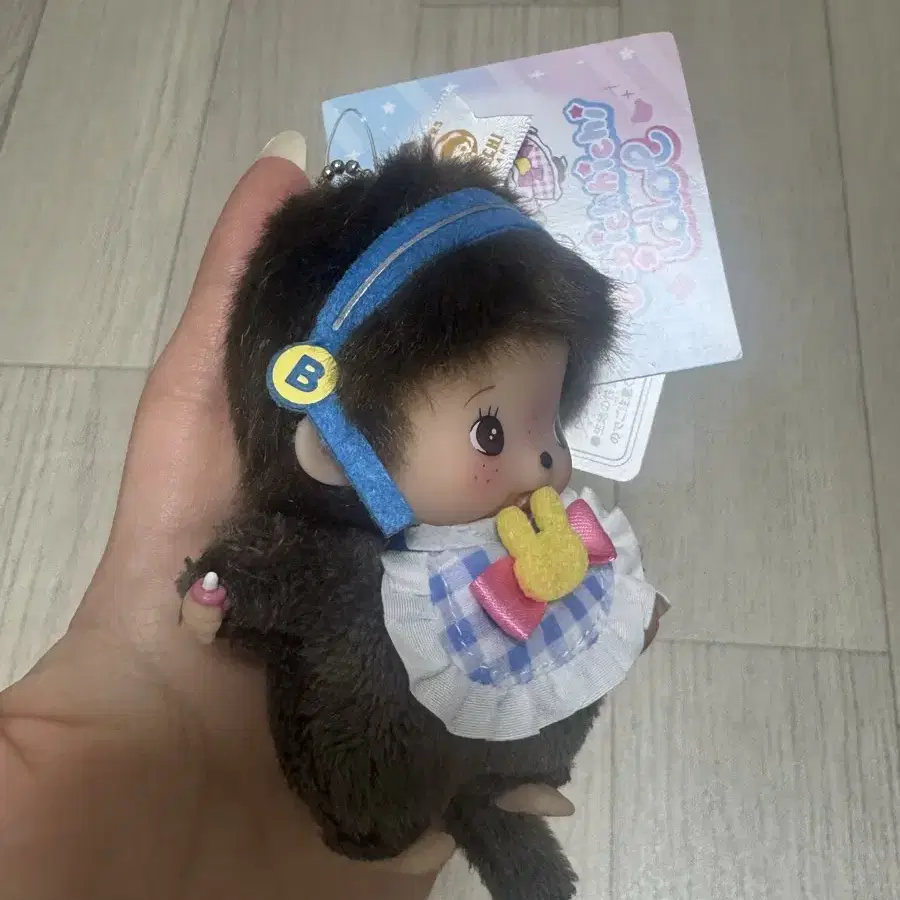 Monchhichi Idol SS Babychichi Key Chain Blue on Bunjang