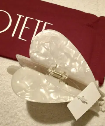 POTETE 포테테 새상품 NEW big 하트 clip White 하트