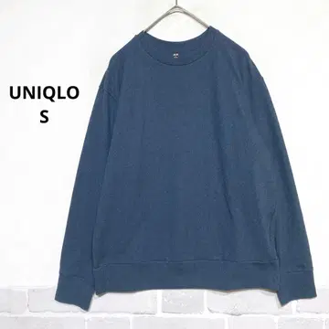 유니클로 크루넥 심플 상의 트레이닝복 다크 블루 i183