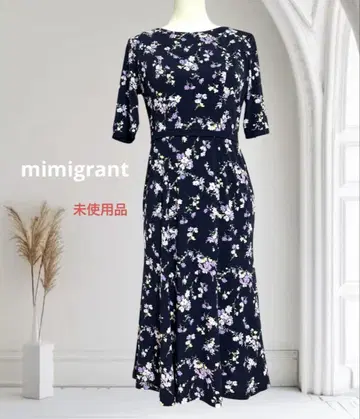 미사용품 mimigrant 미미그랑 꽃무늬 원피스 정가 13750엔