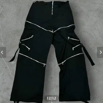 psynyxx Zipper 카고 팬츠 서브컬쳐 서브스트 지뢰