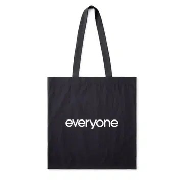 everyone nylon logo tote bag (BLACK) 미사용