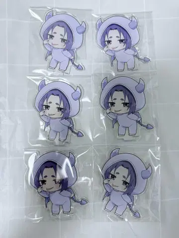 블루 록 파보테리아 미니 캐릭터 아크릴 스탠드 천사와 악마 미카게 레오