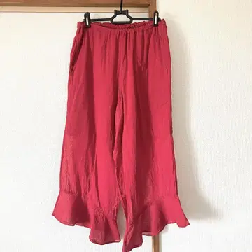 누키테파 플레어 밑단 팬츠