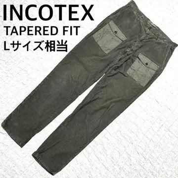 INCOTEX TAPERED FIT 인코텍스 코듀로이 팬츠 그레이