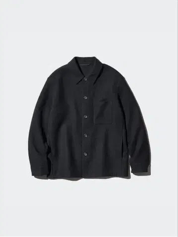 UNIQLO 더블 페이스 셔츠 재킷 XXL 네이비