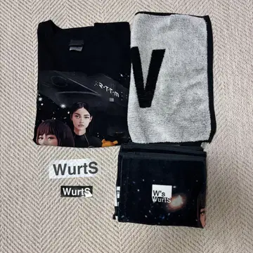 WurtS 묶음 판매 우주 테마 T셔츠와 타월 세트