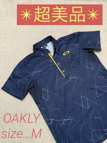 컨디션 최상 오클리 반팔 피케 셔츠 네이비 골프 의류 M