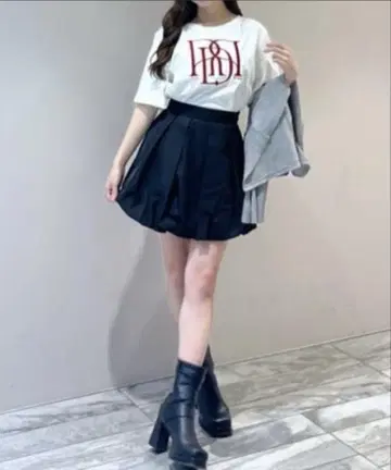 rienda 리엔다 벌룬 미니 저스트 웨이스트 스코트 숏팬츠