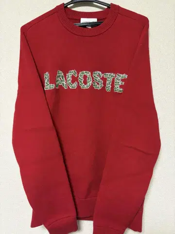 LACOSTE 니트 빨간색