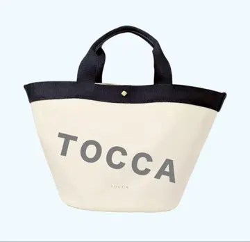 토카 BATEAU PVC CANVAS 토트백 발수 화이트