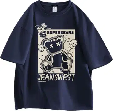 JEANSWEST SUPERBEARS 티셔츠 네이비