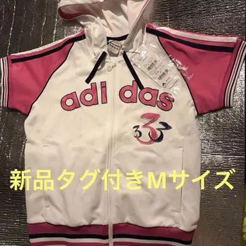 adidas 반팔 저지 후드티 (새상품 미사용 택 포함) M 사이즈