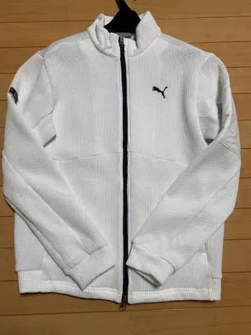 PUMA 화이트 집업 자켓