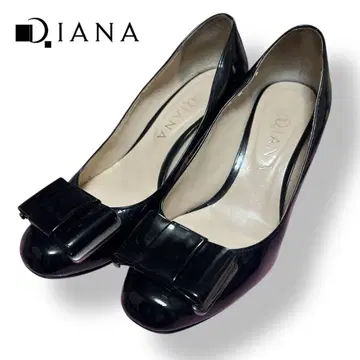 [새상품급] DIANA 다이애나 에나멜 펌프스 리본