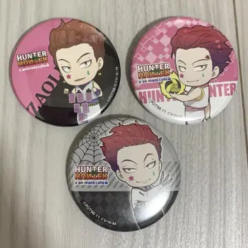 HUNTER x HUNTER 헌터헌터 캔뱃지 히소카 애니메이트 카페